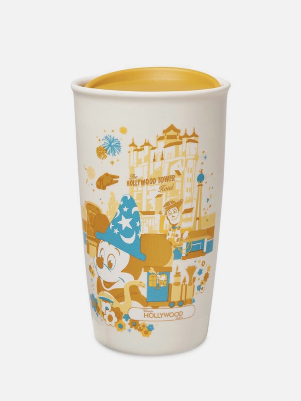 Disney World 50th Anniversary Starbucks Vault Hollywood Studios Ceramic Tumbler
